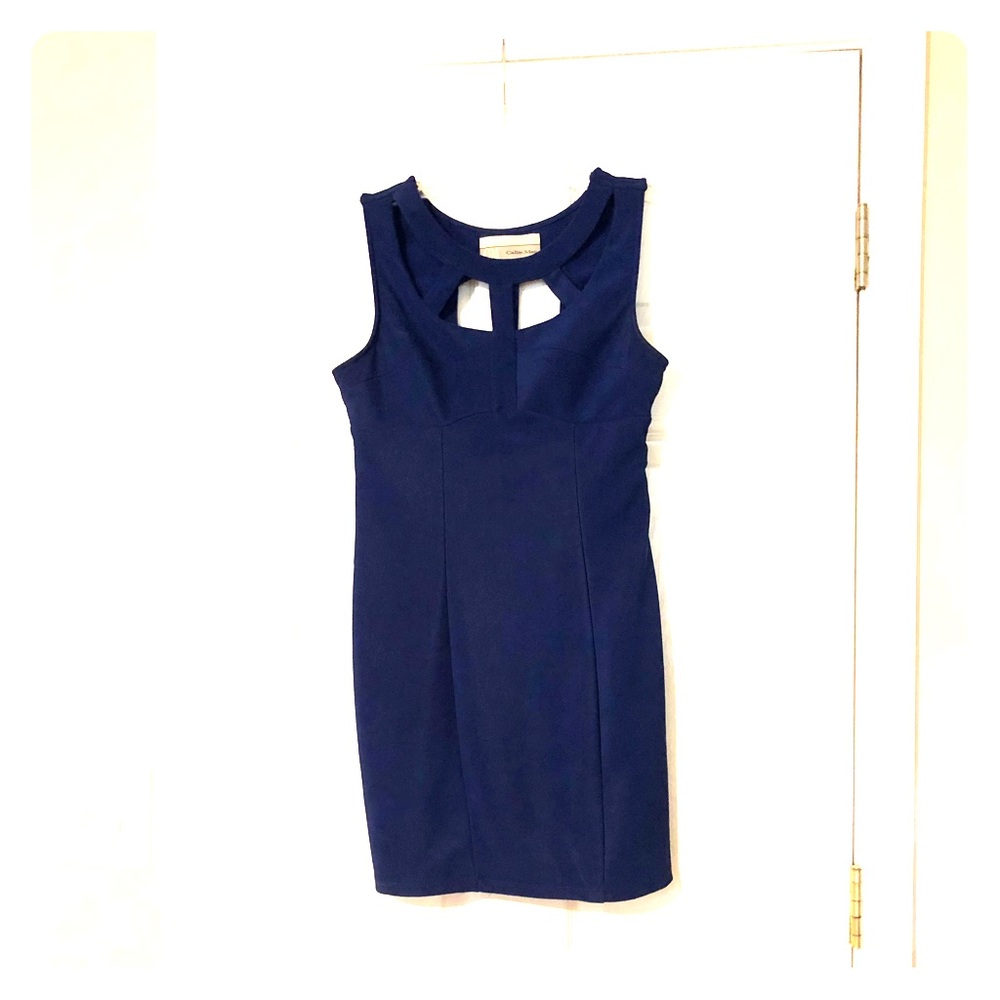 Royal blue dress